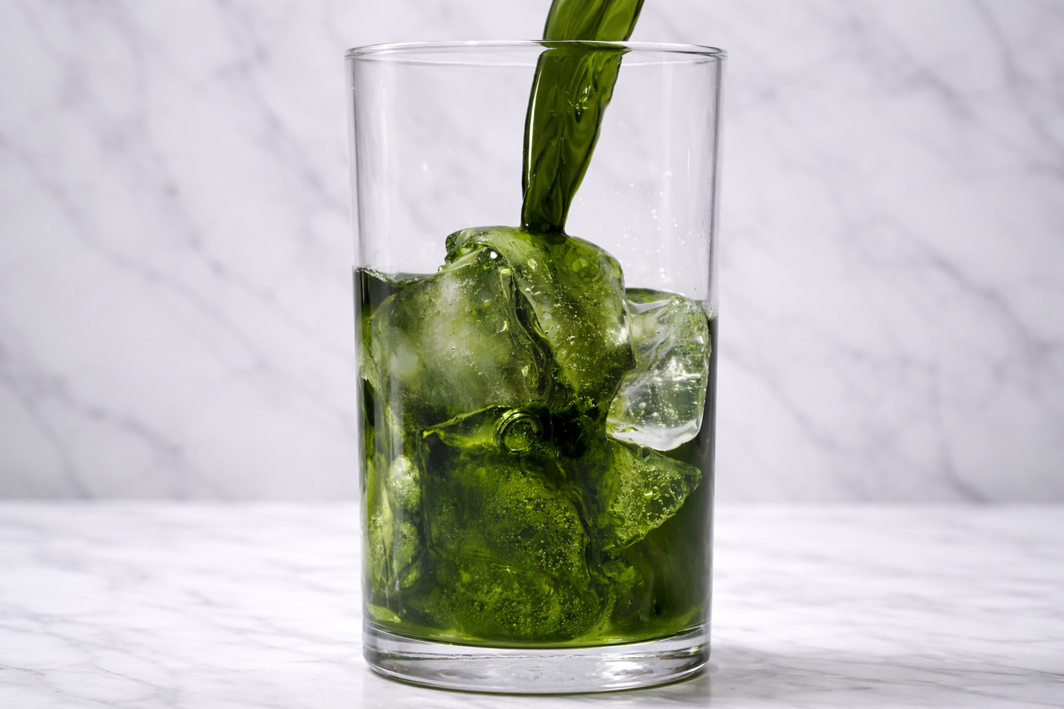 Zivolife being poured into glass with ice